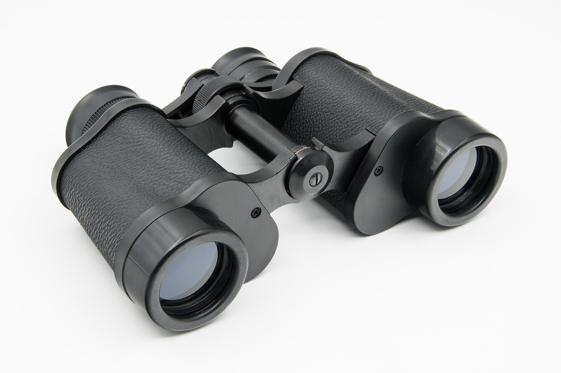 A pair of astronomy binoculars